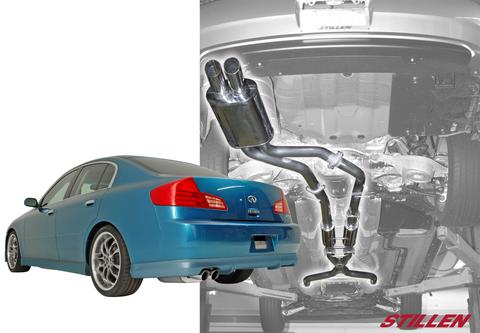 STILLEN GEN 2 CAT-BACK EXHAUST SYSTEM 03-06 G35 4DR