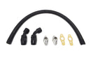 STM -10AN Turbo Oil Return Line Braided Nylon for Evo 7/8/9 Factory Style Turbo (TORLB-STK)-2