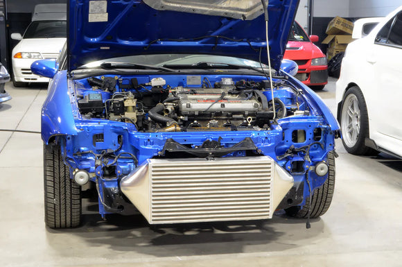 STM 1000HP Front Mount Intercooler with Billet End Tanks for 1G DSM