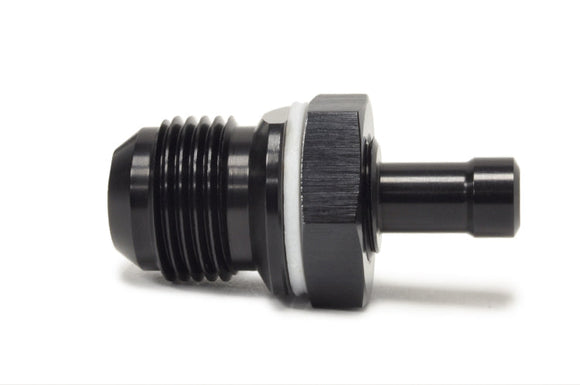 STM -8AN Black Anodized E85 Safe Fuel Bulkhead Fitting