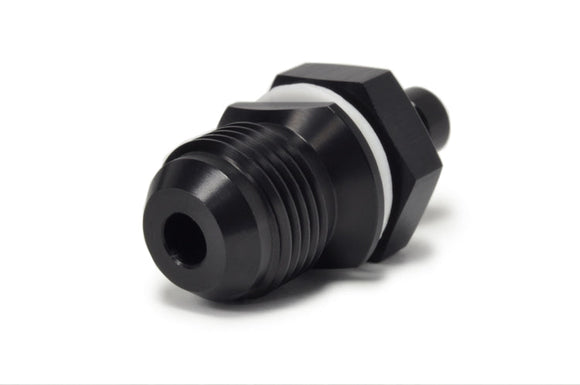 STM -8AN Black Anodized E85 Safe Fuel Bulkhead Fitting