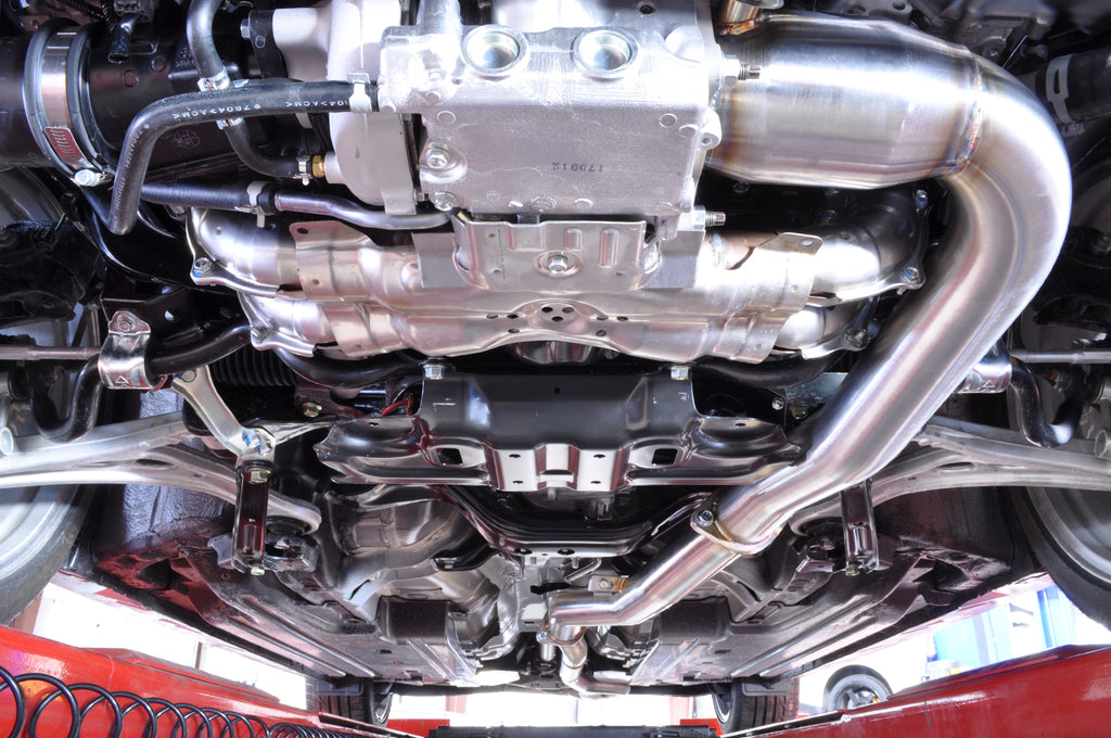 STM WRX 2015+ M/T Downpipe with High Flow Cat