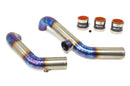 STM Evo 7/8/9 Titanium 2.5in Upper Intercooler Pipe Kit-2