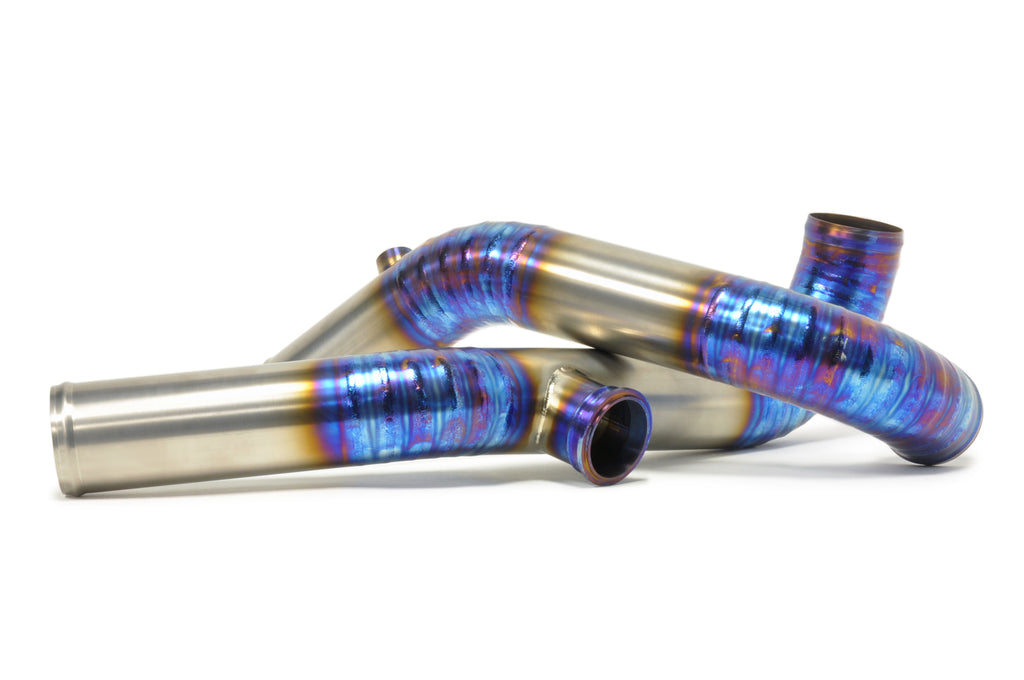 STM Evo 7/8/9 Titanium 2.5in Upper Intercooler Pipe Kit