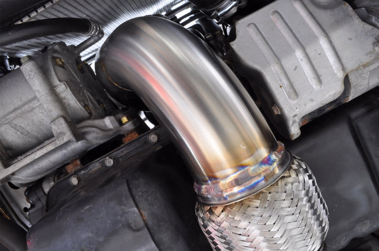 STM Evo 7/8/9 Downpipe O2 Recirculated for FP SS Housing
