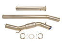 STM Evo 7/8/9 Titanium V-Band 3.5in Exhaust for FF 6870 Turbo Kit-4