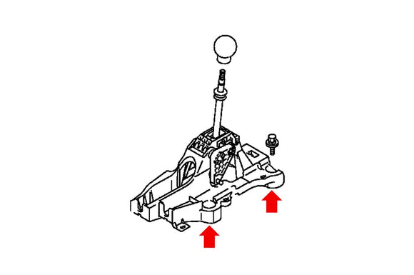STM Evo X Shifter Base Bushing Kit