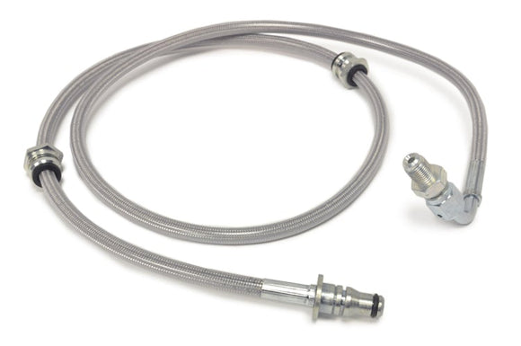 STM Stainless Steel Braided Clutch Line - Evo X