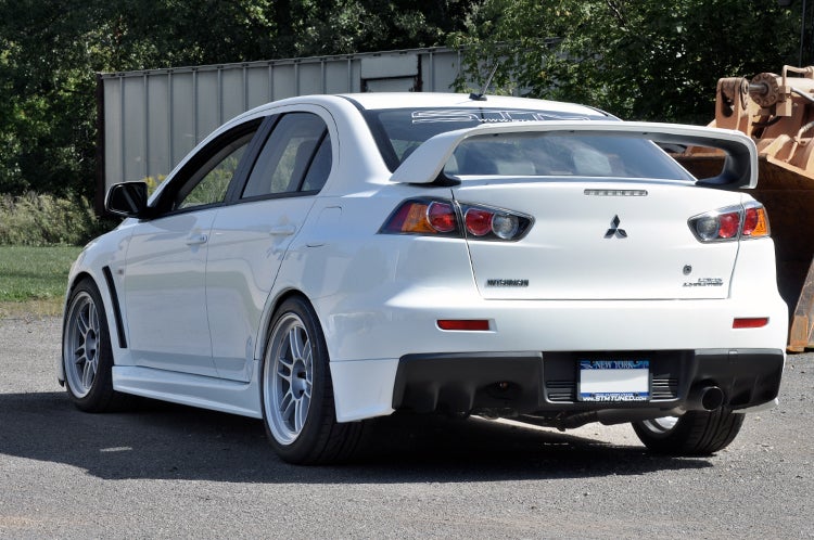 STM Evo X Titanium Single Exit Cat-Back Exhaust