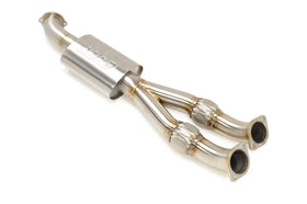 STM R35 GTR Stainless Y Pipe with Muffler (Not for Street Use) - 0