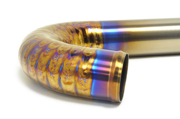 STM Evo 7/8/9 Lower Intercooler Pipe for Stock Frame Turbo (Titanium)