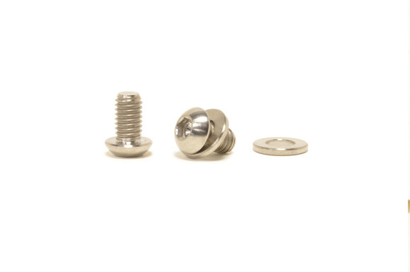 STM Titanium Bolts & Flat Washers (M6-1 x 10mm)