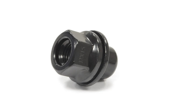 Open-Ended Lug Nuts for OEM Wheels with Extended Studs (M12x1.5 - Black)