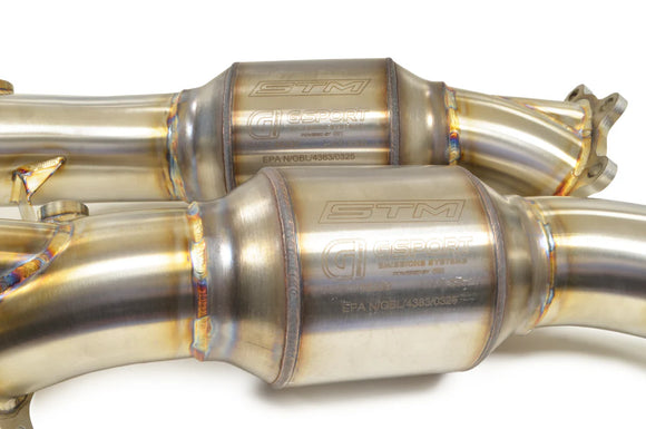 STM GESi EPA Catted Downpipes for R35 GTR