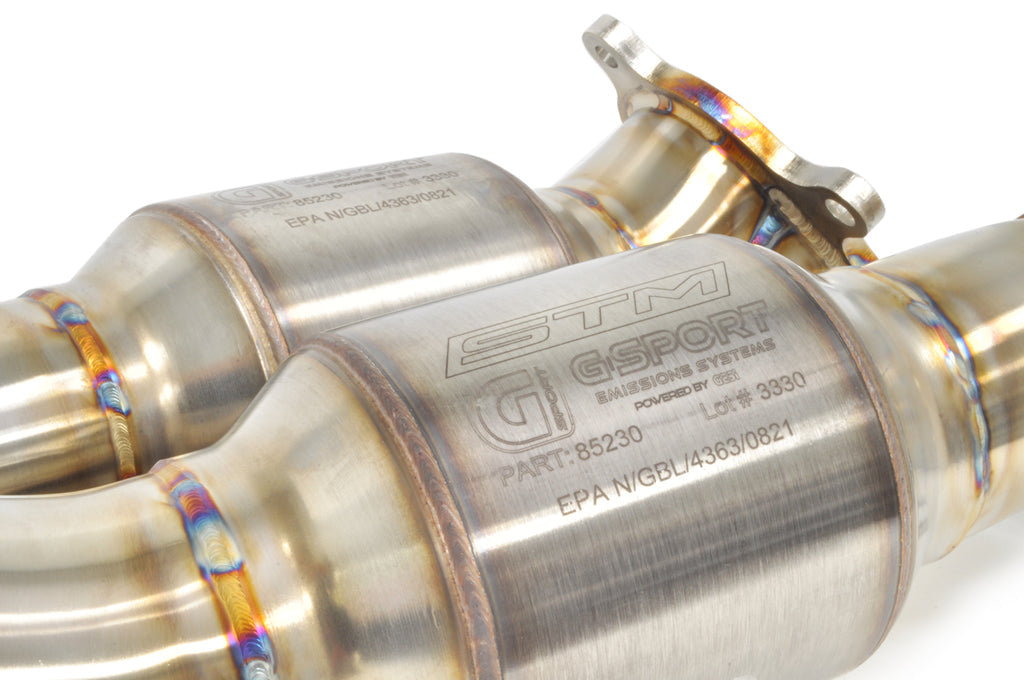STM R35 GTR GESi EPA Downpipes