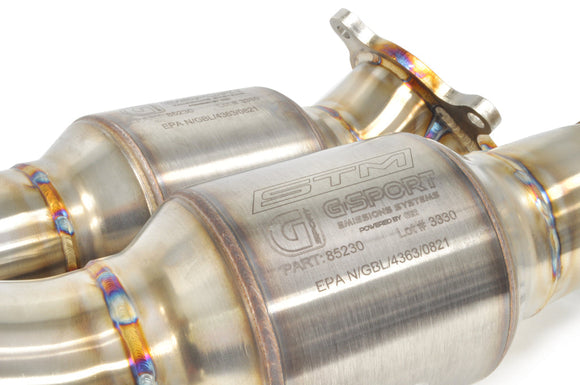 STM R35 GTR GESi EPA Downpipes