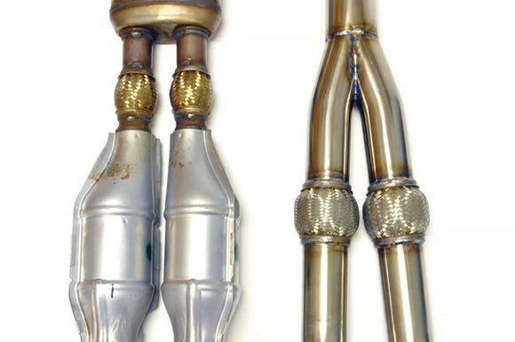 STM Stainless Race Y-Pipe for R35 GTR (Not for Street Use)