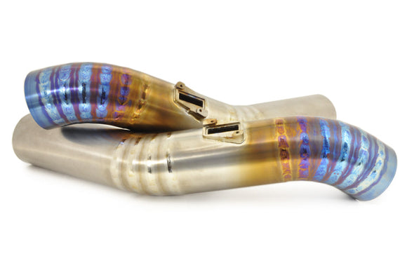 STM R35 GTR Titanium Intakes (Burned Blue)