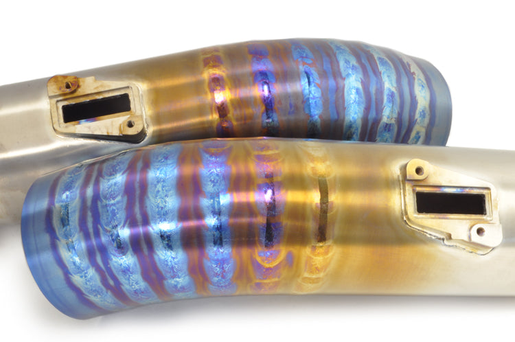 STM R35 GTR Titanium Intakes (Burned Blue)
