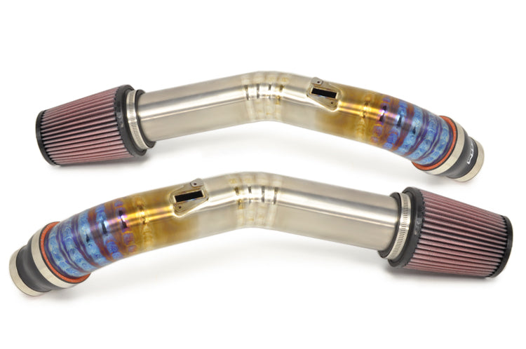 STM R35 GTR Titanium Intakes (Burned Blue)