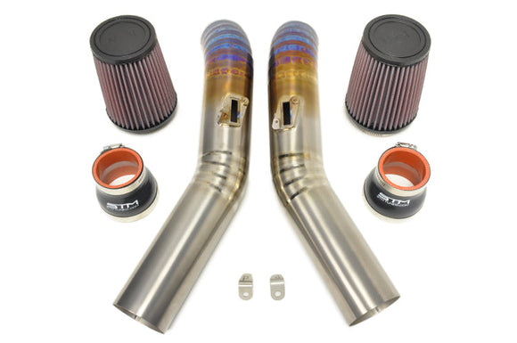 STM R35 GTR Titanium Intakes (Burned Blue)