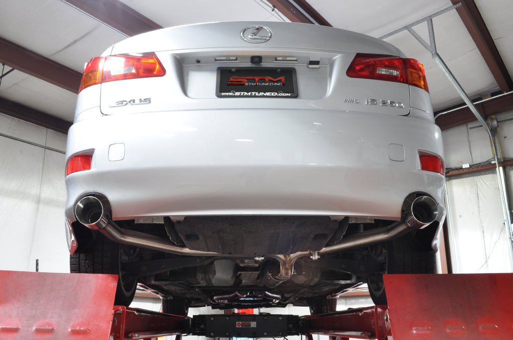 STM Stainless Axle-Back Exhaust for 2006-2013 Lexus IS250/IS350