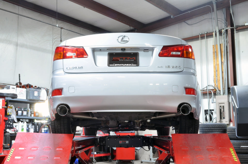 STM Stainless Axle-Back Exhaust for 2006-2013 Lexus IS250/IS350