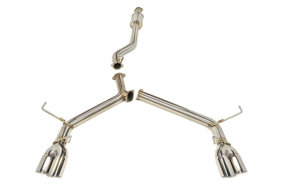 STM Stainless Dual Exit Cat-Back Exhaust for 2022+ WRX