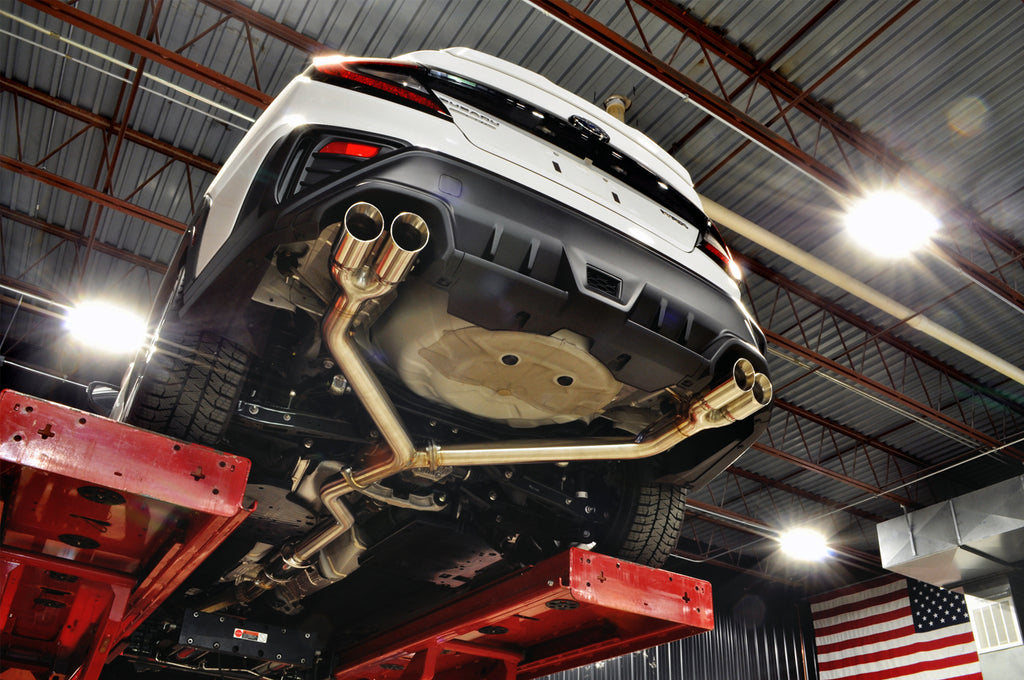 STM Stainless Dual Exit Cat-Back Exhaust for 2022+ WRX - 0