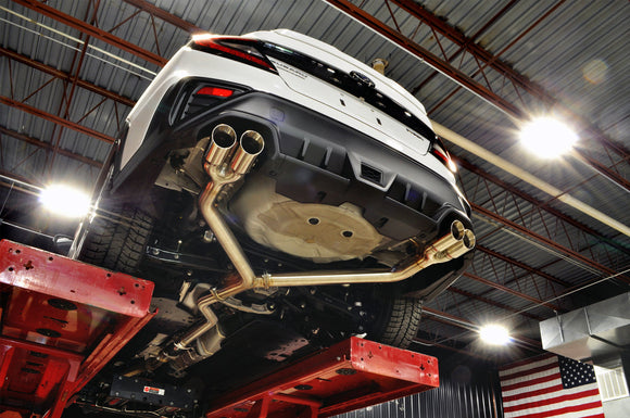 STM Stainless Dual Exit Cat-Back Exhaust for 2022+ WRX
