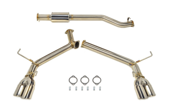 STM Stainless Dual Exit Cat-Back Exhaust for 2022+ WRX