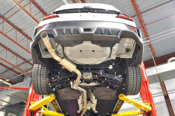 STM Stainless Single Exit Cat-Back Exhaust for 2022+ WRX