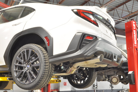 STM Stainless Single Exit Cat-Back Exhaust for 2022+ WRX