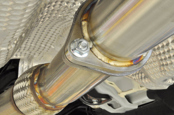 STM Stainless Single Exit Cat-Back Exhaust for 2022+ WRX