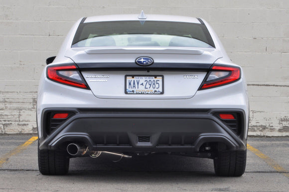 STM Stainless Single Exit Cat-Back Exhaust for 2022+ WRX