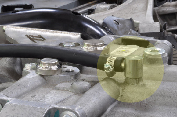 STM Transmission Overflow Catch Can for R35 GTR