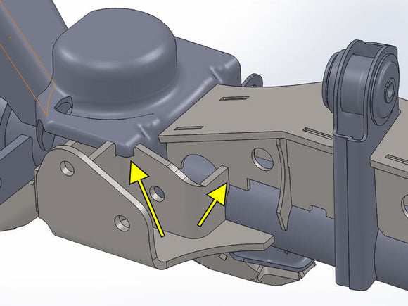 Artec Industries 07-18 Jeep Wrangler JK Heavy Duty Stock Tracbar Bracket