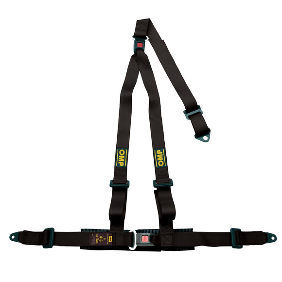 OMP 3 POINT HARNESS - STRADA 3 ECE 2208 BLACK