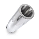 Stainless Works Double Wall Straight Cut Exhaust Tips - 3 1/2in Body 3.00in ID-1