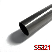 Stainless Bros 48in Length 2.25in SS321 Straight Tube - 16GA/.065in Wall