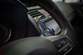 SUBARU forged carbon paddle shifter - Blue - 0