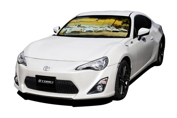 TOMEI SUN SHADE 59*28 Z CAR SUNSET HUNTINGTON BEACH