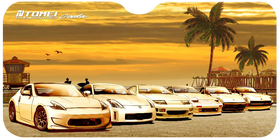 TOMEI SUN SHADE 59*28 Z CAR SUNSET HUNTINGTON BEACH