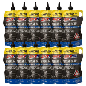 AMSOIL SEVERE GEAR 75W-140 100% Synthetic Gear Lube Case of 12