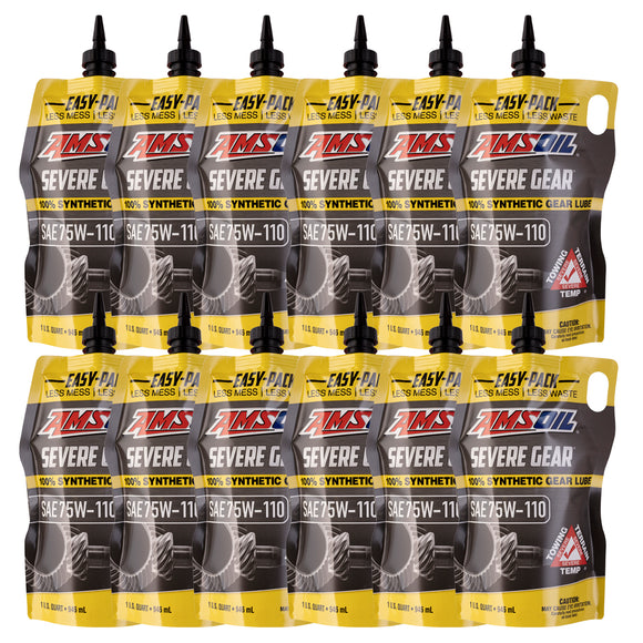 AMSOIL SEVERE GEAR 75W-110 100% Synthetic Gear Lube Case of 12