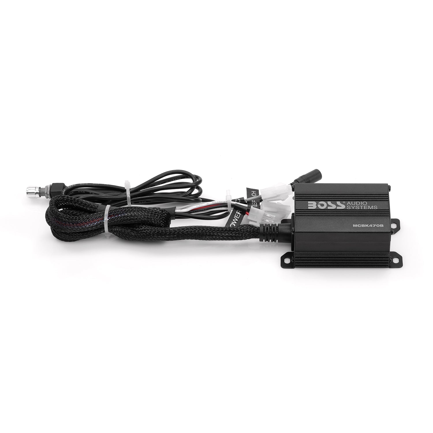 Boss Audio Systems Motorcycle Speaker Amplifier/ Bluetooth/ 3in Speakers 2 Pair- Black