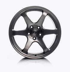 Titan 7 T-D6e 18 X 9.5 +22 5 X 120 CB64.1 HYBRID DARK MACHINE - 0