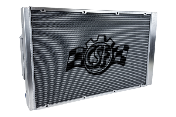 CSF Motorsport Radiator with Shroud - 14in SPAL Brushless Fans - Harnesses