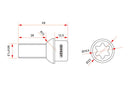 iSWEEP Titanium Wheel Lug Bolts-6