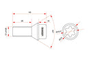 iSWEEP Titanium Wheel Lug Bolts-12